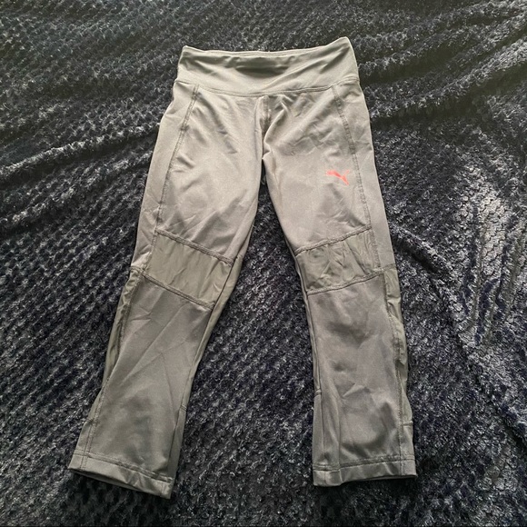 PUMA Cropped Mesh Leggings - Picture 1 of 4